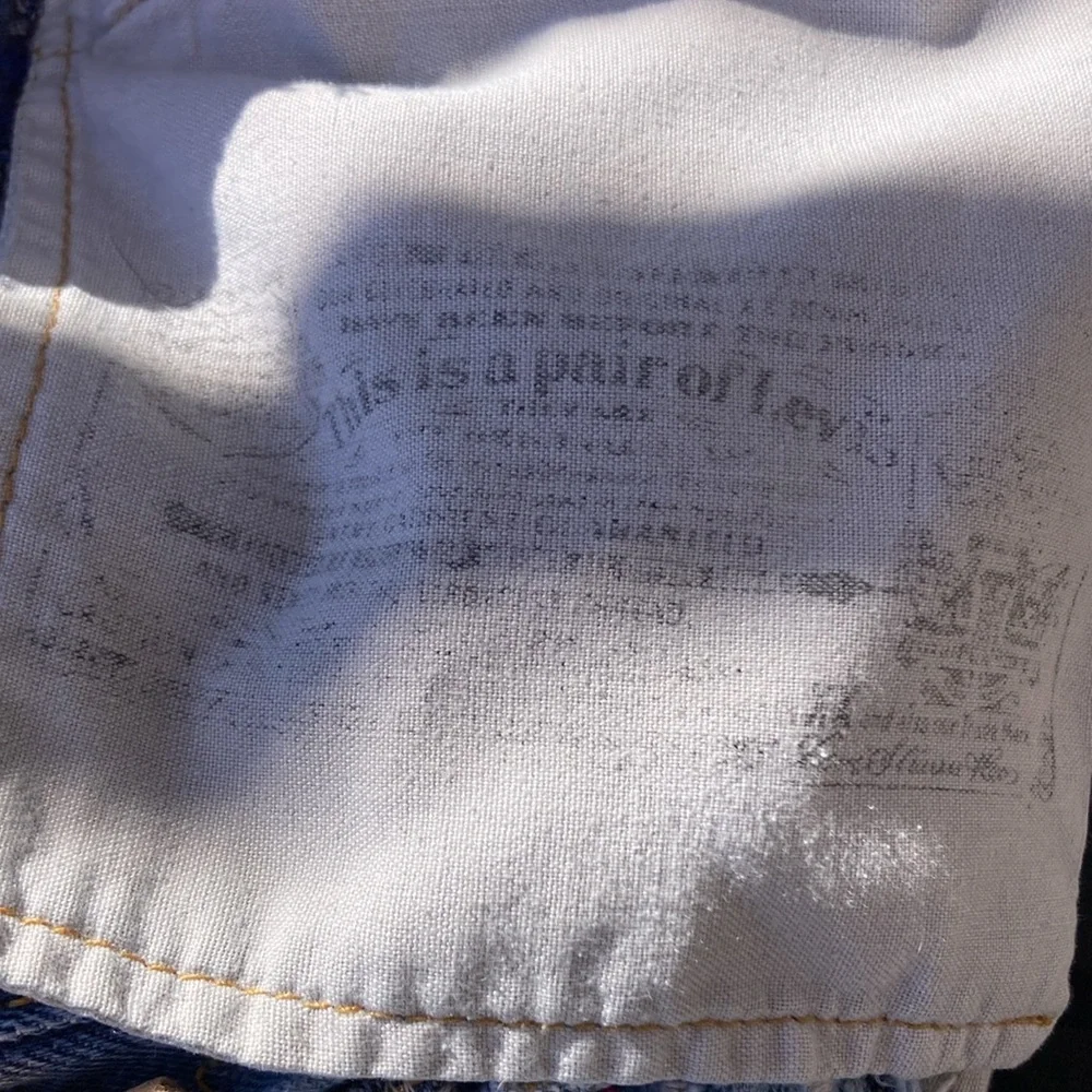 501 Jeans Upcycled Patched Thrashed 29 x 34 - Picture 10 of 14